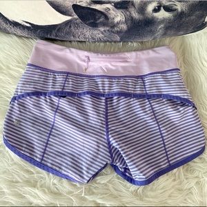 NOT FOR SALE: Lululemon Size4 Speed Shorts 2.5”
